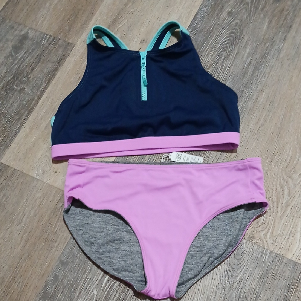 Athleta Girl Colorblock Swim Suit - Size XXL 16
